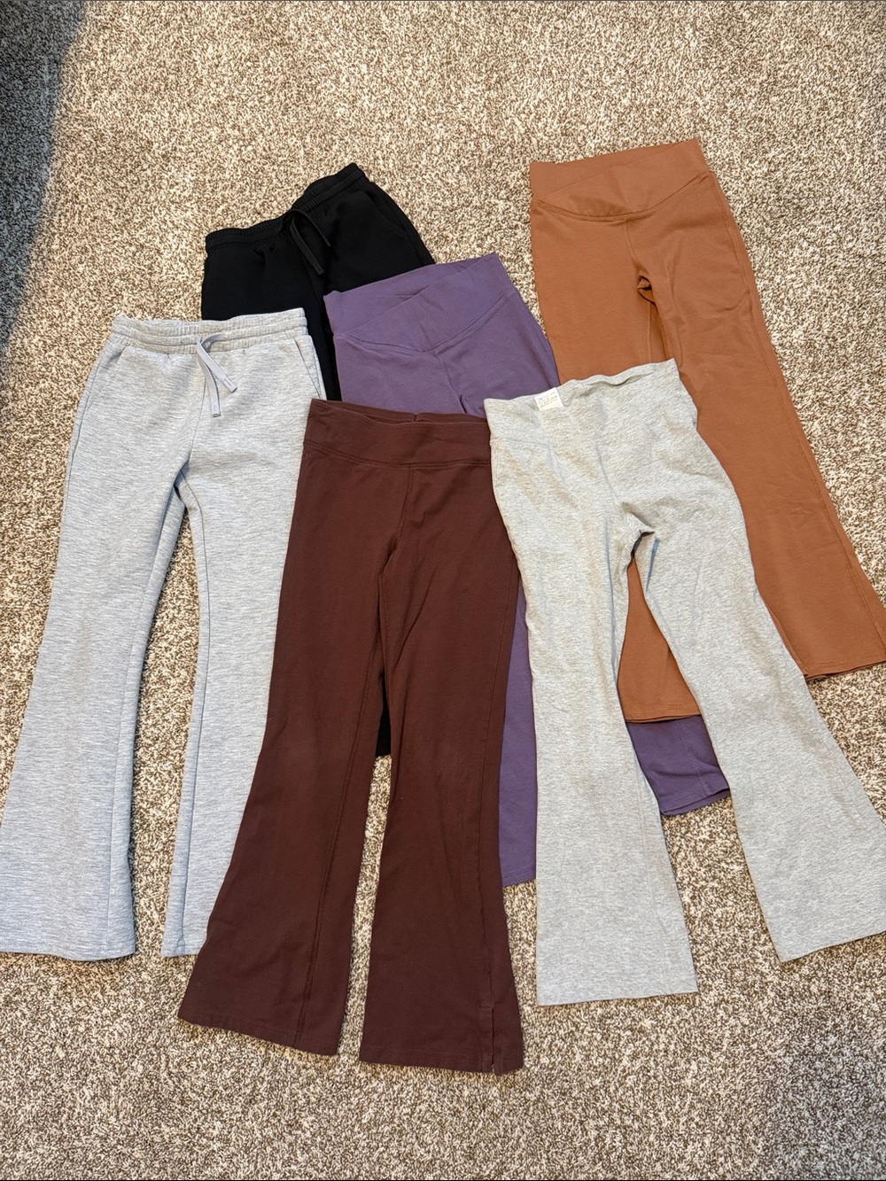 GAP, Old Navy Kids Girls Flare Leggings - Bundle of 6 - Size M (8-10)